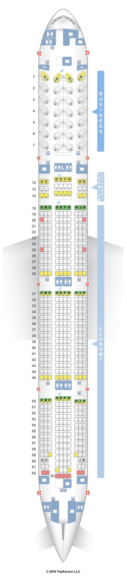 boeing 777-300er air canada|boeing 777 300er plan cabine.
